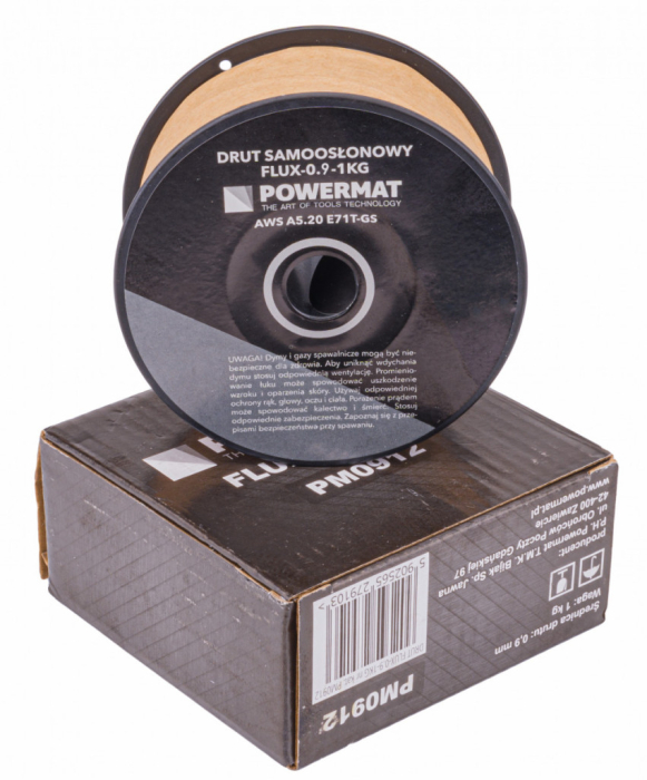 Powermat Sârmă de sudură 0,9mm 1kg FLUX-0.9-1KG [3]