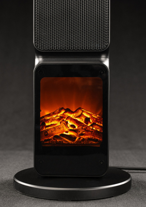 Powermat Șemineu electric cu coloană și radiator PM-GKL-3500DLK [3]