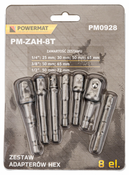 Powermat Set adaptor hexagonal 8 buc PM-ZAH-8T [2]