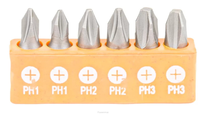 Powermat Set burghiu și biți, beton lemn PM-ZWB-41SU [6]