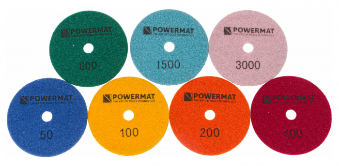 Powermat Set de discuri abrazive diamantate PM-DPP-100TS [4]