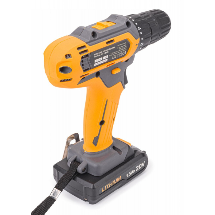 Powermat Set burghiu și șurubelniță fără fir 28el PM-WA-20V-1.5AZT [6]