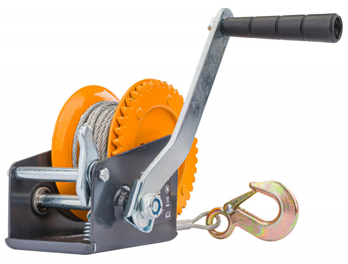 Powermat Troliu manual cu cablu metalic 545 kg 10 m PM-WRC-545T [4]