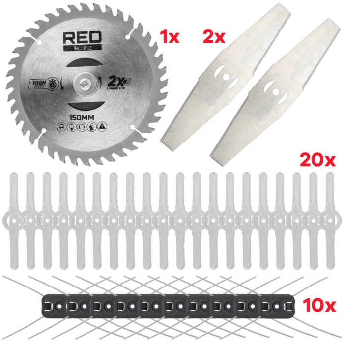 Red Technic Motocoasă alimentată cu baterie RTPKA0104 [6]