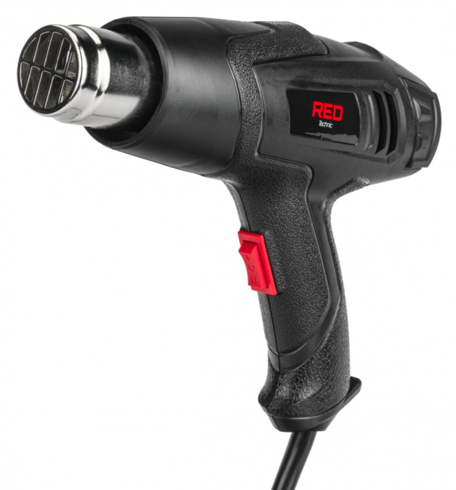 Red Technic Pistol de încălzire electric cu 2 viteze și 4 duze 600C 2000W RTOP0042 [3]