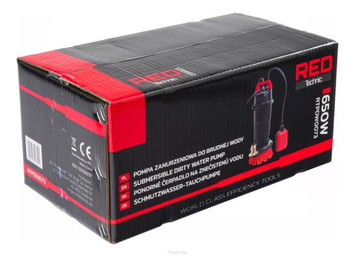 Red Technic Pompă submersibilă cu întrerupător cu plutitor RTPDW0073 [6]