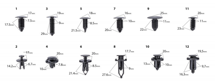 Red Technic Set fixare auto 245 piese RTKST0098 [7]