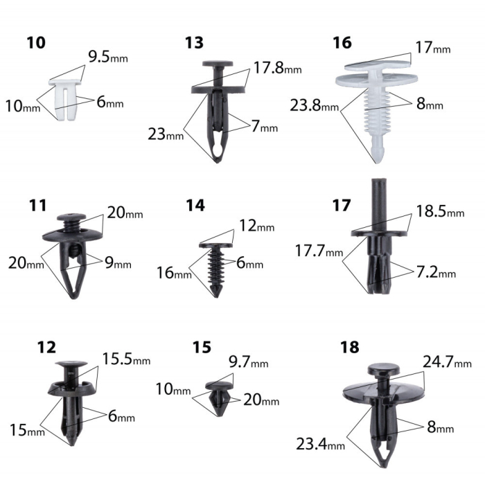 Red Technic Set de elemente de fixare pentru mașină 420 piese RTKST0099 [5]