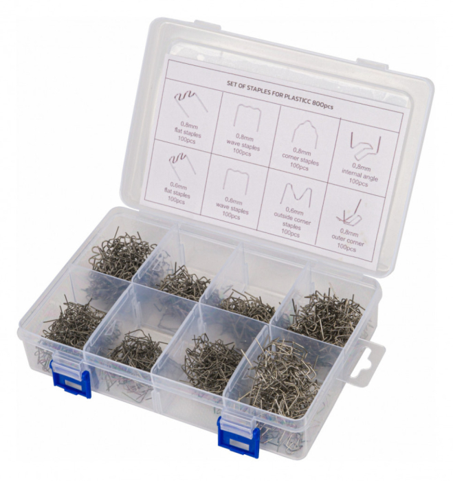 Red Technic Set de sârmă pentru aparat de sudură plastic 8 Tip 800pcs + Caz RTZZP0087 [3]