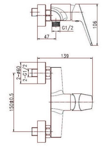 Sanotechnik Robinet de duș SANOSOHO, negru [2]