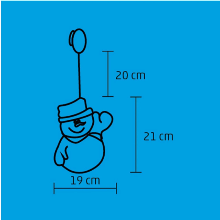 Somogyi Elektronic Decorare fereastră LED, om de zăpadă [3]