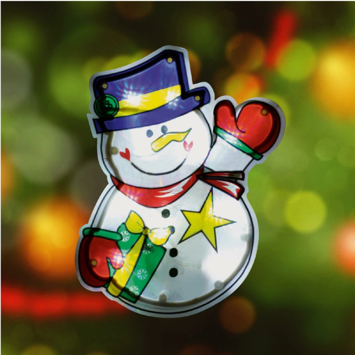 Somogyi Elektronic Decorare fereastră LED, om de zăpadă [2]