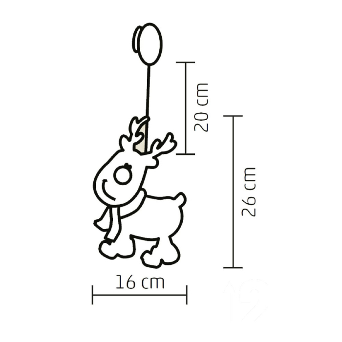 Somogyi Elektronic Decorațiuni LED pentru ferestre, reni [3]