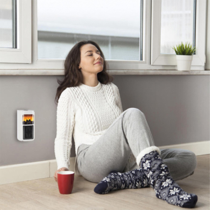 Somogyi Elektronic Încălzitor ceramic portabil cu efect de flacără [5]