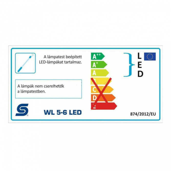Somogyi Elektronic Lampă de montaj LED WL 5-6 LED cu întrerupător [2]