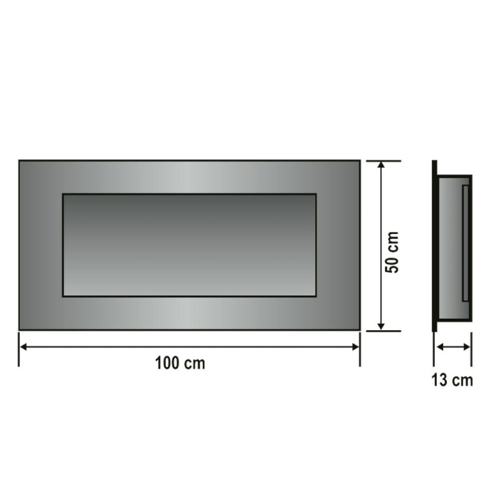 Somogyi Elektronic FKK 3000 WIFI Șemineu inteligent montat pe perete [5]