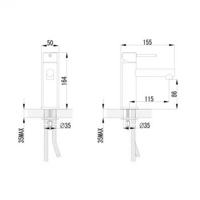 Wellis Baterie lavoar Comino [2]