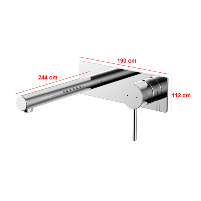 Wellis Baterie lavoar Comino cu montare pe perete [2]