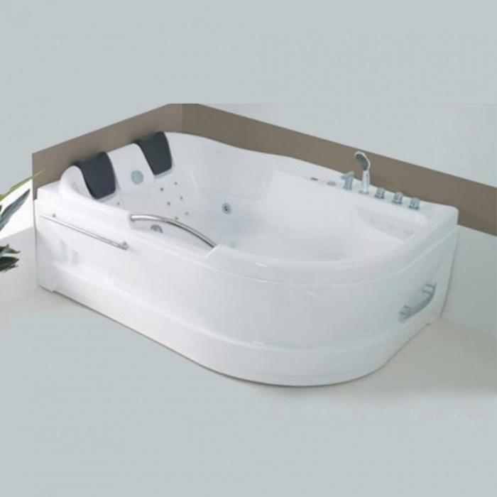 Wellis Cadă de baie cu hidromasaj asimetrică Dublo E-Max [3]