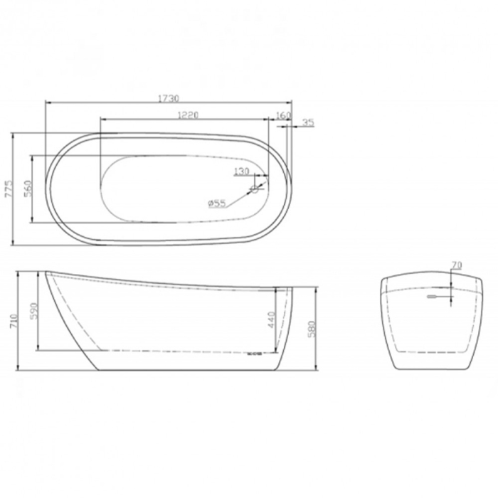 Wellis Cadă de baie Sierra [2]