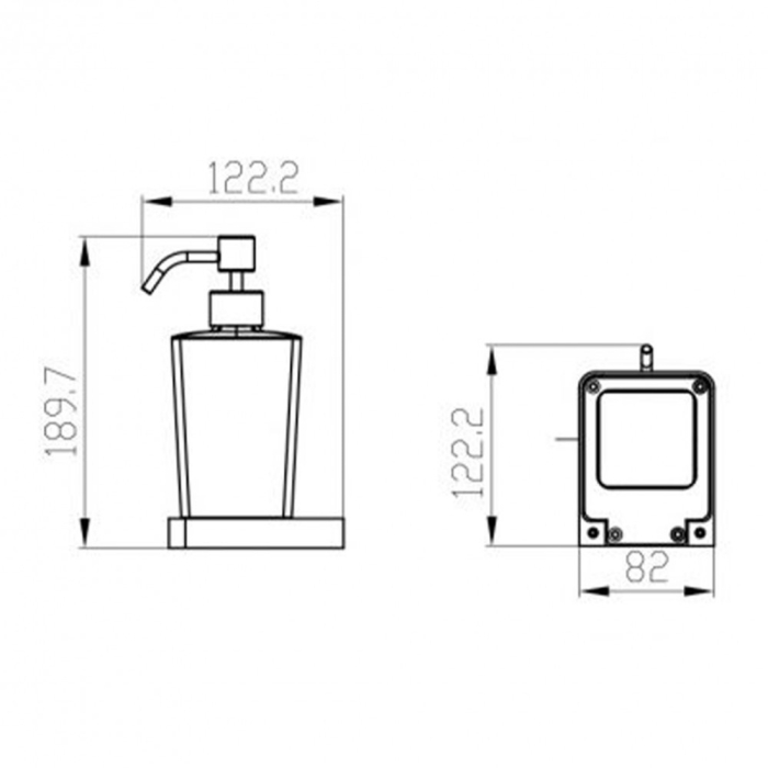 Wellis Dozator de săpun Capri [2]