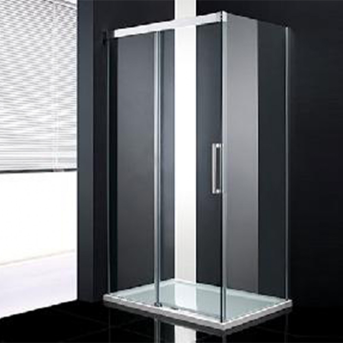 Wellis Fabio cabină de duș pătrată asimetrică fără tavă cu acoperire Easy clean 120x90x200 cm [2]