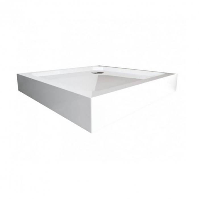 Wellis Gemini pătrat SMC tavă de duș, dimensiune 90x90x15 cm [2]
