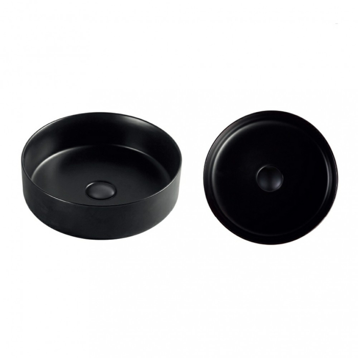 Wellis Rose Black negru mat lavoar cu blat [2]