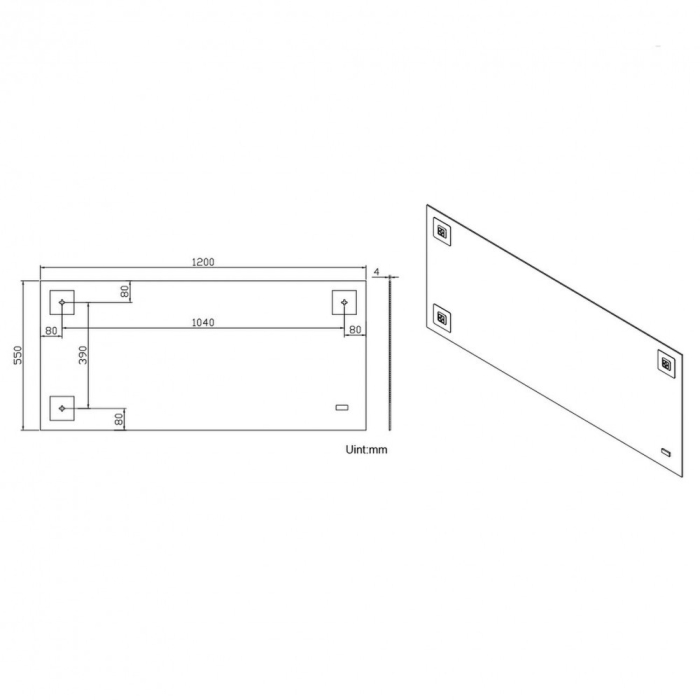 Wellis Oglindă de perete Ginger 120 [3]