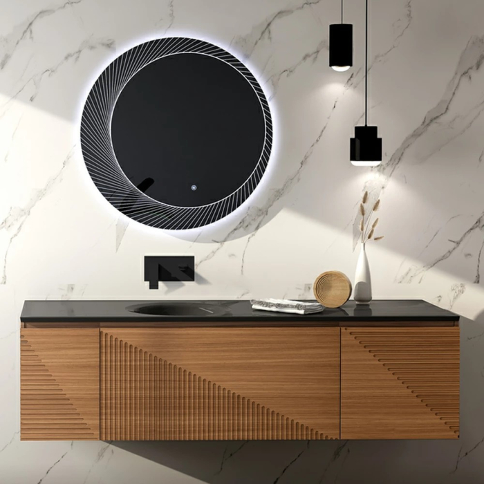 Wellis Oglindă rotundă cu LED-uri Tunis 80 [2]