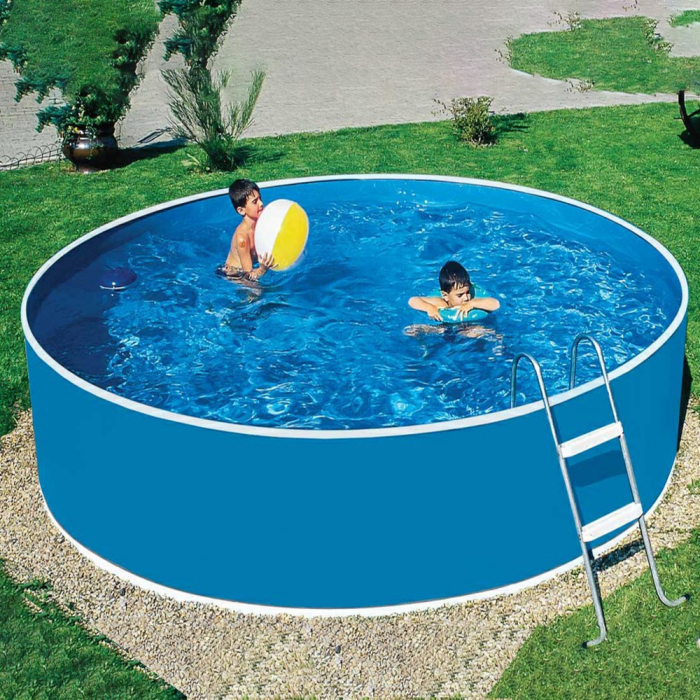 Wellis Piscină rotundă Lagoon Basic cu perete rigid, cu filtru de nisip, căptușeală tip spray 460x90 cm [4]