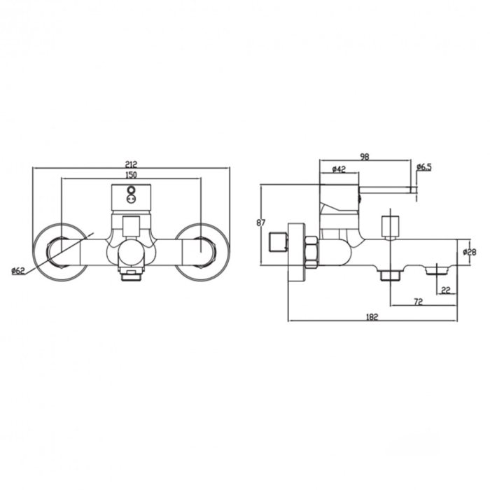 Wellis Robinet de cadă Comino [2]