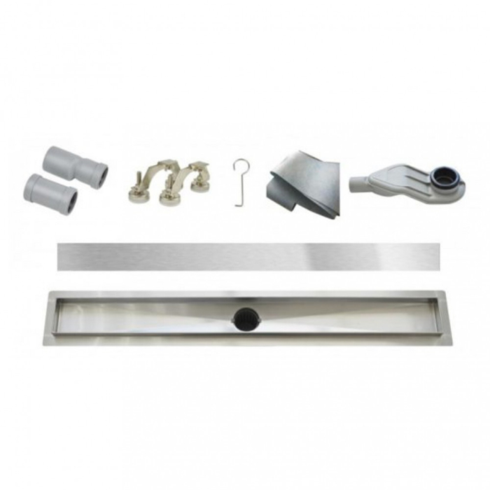 Wellis Scurgere de duș plată W-Drain [2]