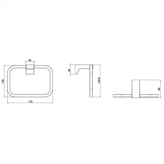 Wellis Suport pentru prosoape Mamba KERETES [2]