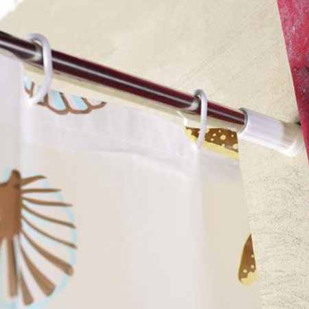 Aqualine Bară telescopică pentru perdea 70-120 cm [1]