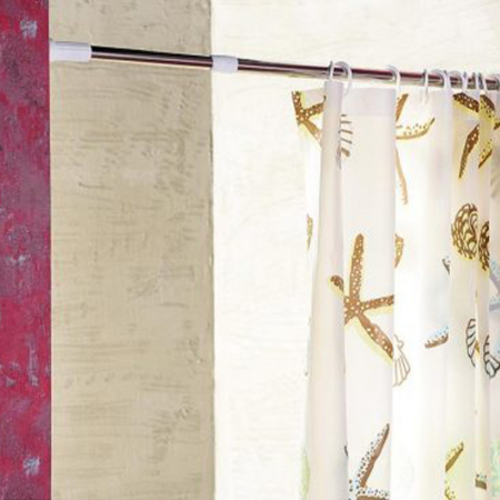 Aqualine Bară telescopică pentru perdea 70-120 cm [2]