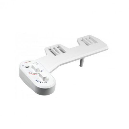 Produse temporar indisponibile - Aqualine Curățare ușoară Super bideu montat pe toaletă cu racord pentru apă rece-caldă