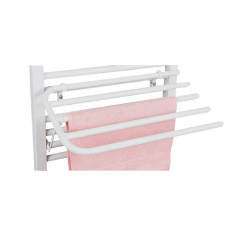 Produse temporar indisponibile - Aqualine Uscător rabatabil pentru 4 prosoape pentru radiatoare curbate și drepte