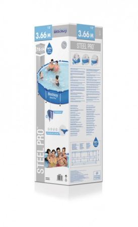 Bestway Bazin Bestway Steel Pro, 56706, 3,66 x 0,76 m, fără accesorii [1]