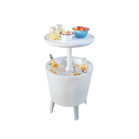 Mobilier grădină - Curver Accesoriu de petrecere iluminat din plastic cool bar alb