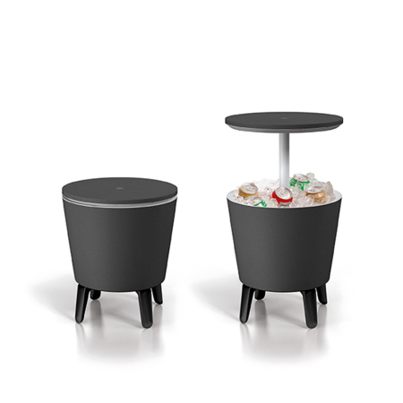 Curver Articole de petrecere din plastic Cool Bar gri-alb [4]