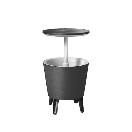 Masă de plastic - Curver Articole de petrecere din plastic Cool Bar gri-alb