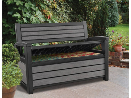 Curver Bancă de grădină din plastic Hudson cu spațiu de depozitare 227L [1]