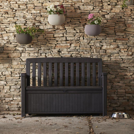 Curver Bancă de terasă, depozitare și bancă de grădină [1]
