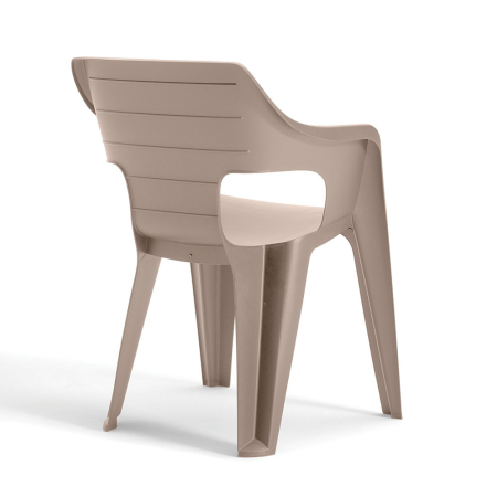 Curver Bilbao iowback scaun de grădină din plastic cu brațe cappuccino [3]