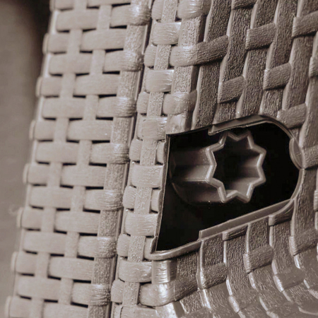 Curver Canapea de colț relaxantă Corfu cu masă Rosario [1]