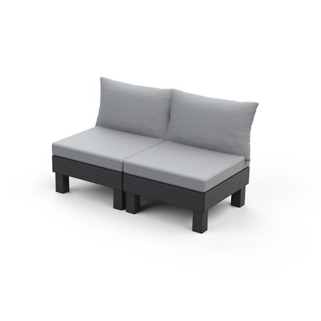 Canapea grădină - Curver Canapea de grădină Elements cu 2 locuri