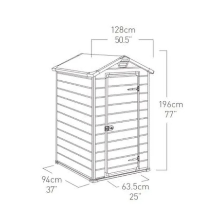 Curver Casă de grădină Manor 4x3 [2]