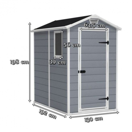 Curver Casă de grădină Manor 4x6 [2]