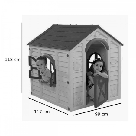 Curver Casă de joacă de grădină din plastic Rancho Playhouse [1]
